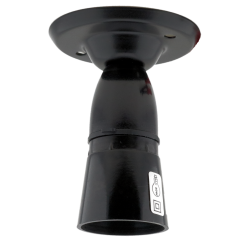 B22 Skirted Batten Lampholder in Black Bakelite B22 Skirted Batten Lampholder in Black Bakelite