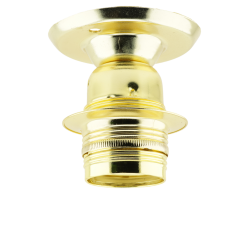 E27 Batten Lampholder in Polished Brass Finish E27 Batten Lampholder in Polished Brass Finish