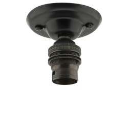B22 Batten Lampholder in Black and Dark Bronze Finish B22 Batten Lampholder in Black and Dark Bronze Finish