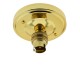 Straight Batten Lamp Holder BC-B22 in Brass Finish