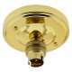 Straight Batten Lamp Holder BC-B22 in Brass Finish