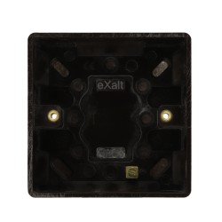 Dark Brown Surface Mount Pattress Back-Box -1-Gang-25mm Dark Brown Surface Mount Pattress Back-Box -1-Gang-25mm