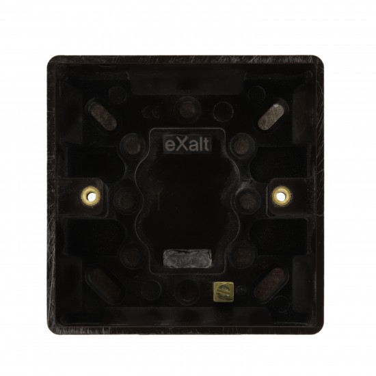 Dark Brown Surface Mount Pattress Back-Box -1-Gang-25mm Dark Brown Surface Mount Pattress Back-Box -1-Gang-25mm