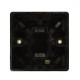 Dark Brown Surface Mount Pattress Back-Box -1-Gang-25mm Dark Brown Surface Mount Pattress Back-Box -1-Gang-25mm