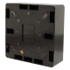Dark Brown Surface Mount Pattress Back-Box -1-Gang-25mm Dark Brown Surface Mount Pattress Back-Box -1-Gang-25mm
