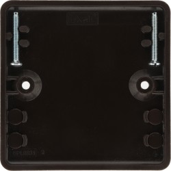 Dark Brown Blanking Plate -1 Gang