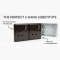Dark Brown Dual Single Switched Socket Kit – 13A Twin Configuration