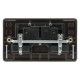 Dark Brown Switched Double Plug Socket -13A-2-Gang-SP Dark Brown Switched Double Plug Socket -13A-2-Gang-SP