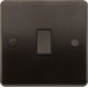 Dark Brown Wall Switch -2 Way-1 Gang-10 Amp