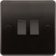 Dark Brown Wall Switch -2 Way-2 Gang-10 Amp