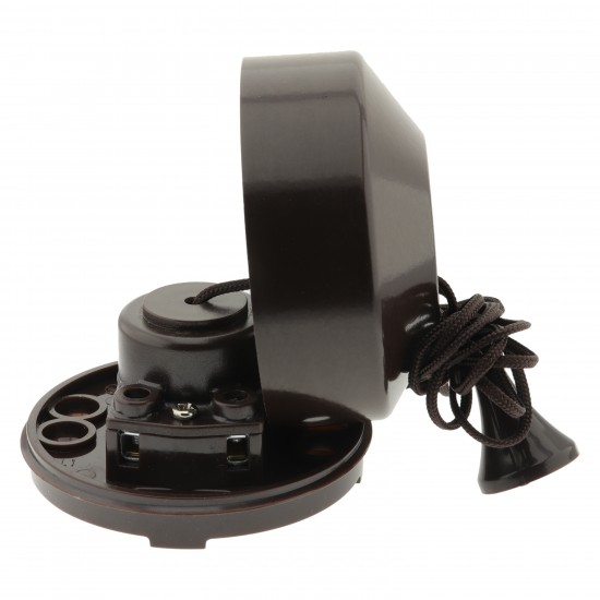 Dark Brown Ceiling Pull Switch -2Way-10Amp-240V