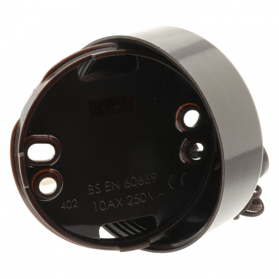 Dark Brown Ceiling Pull Switch |2Way|10Amp|240V