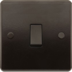 Dark Brown Wall Switch -Intermediate-4 Way-1 Gang-10 Amp