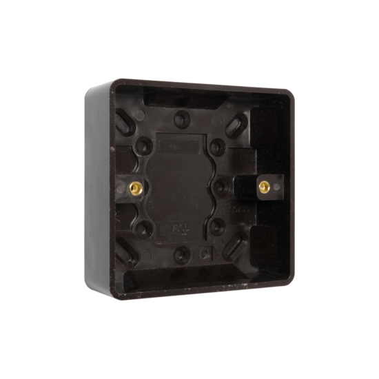 Brown Bakelite Switch or Socket surface Mount 1Gang 35mm