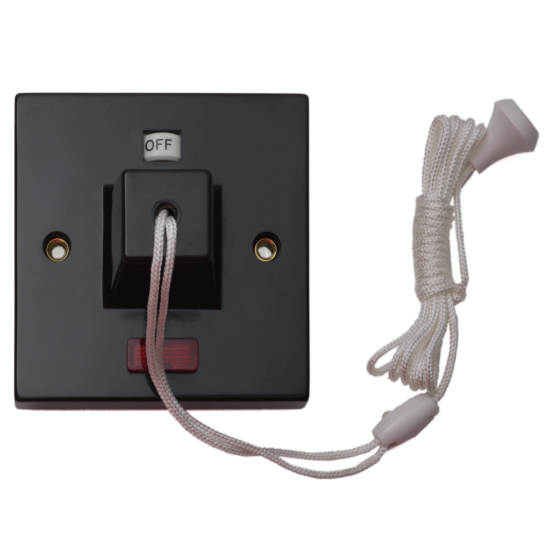 Brown Bakelite Ceiling Shower Pull Switch 45Amp 240V Brown Bakelite Ceiling Shower Pull Switch 45Amp 240V