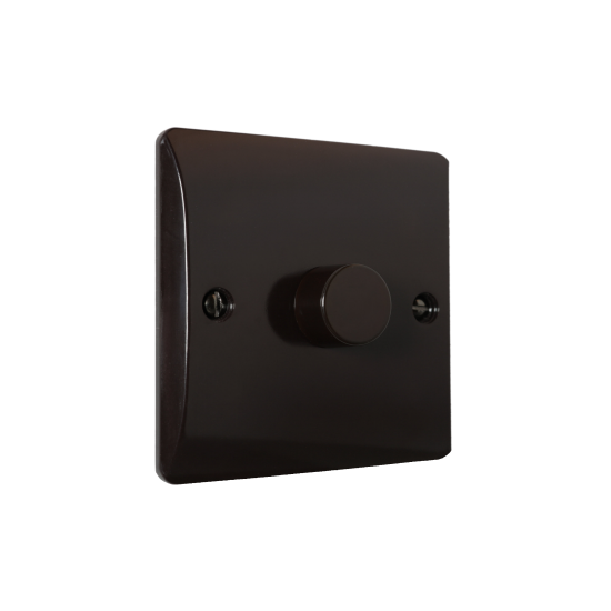 Brown Bakelite Light Dimmer Switch 1Way 1Gang