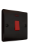 45 Amp DP Switch with Neon Lamp in Brown Bakelite 45 Amp DP Switch with Neon Lamp in Brown Bakelite