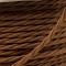 Cloth Braided Twisted Wire UK Made 3Core 6Amp in Bronze