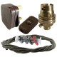 Lamp Repair and Service Kit | Brown Plug | Khaki Green Flex | Brown Switch | B22 Brass Lamp Holder Lamp Repair and Service Kit | Brown Plug | Khaki Green Flex | Brown Switch | B22 Brass Lamp Holder