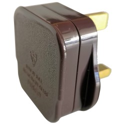 Lamp Repair and Service Kit | Brown Plug | White Flex | White Switch | B22 Brass Lamp Holder