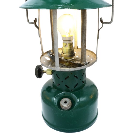 Coleman 1942 Paraffin/Petrol (Kerosene/Gasoline) Model 252 Lamp Converted to Electric