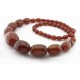 Guaranteed Original Vintage Cherry Amber Bakelite Bead Necklace