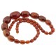 Guaranteed Original Vintage Cherry Amber Bakelite Bead Necklace