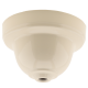 Pendant Kit with Bakelite Ceiling Cup with Applied Ivory Finish E27 White Thermoset Plastic Lampholder and White Flex