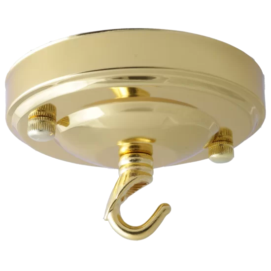 Art Deco Emporium Large Ceiling Rose with Deco Style Hook in