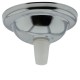 Small Ceiling Rose with Nylon Cord Grip in Silver Nickel Effect Small Ceiling Rose with Nylon Cord Grip in Silver Nickel Effect
