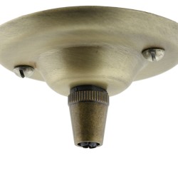 Antique Brass Ceiling Pendant Kit and B22 Lampholder with Black Flex Antique Brass Ceiling Pendant Kit and B22 Lampholder with Black Flex