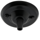 Ceiling Rose with Metal Cord Grip in Matte Black Finish Ceiling Rose with Metal Cord Grip in Matte Black Finish