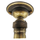 B22 Solid Brass Batten Lampholder in Hand-Antiqued Finish