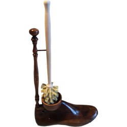 Vintage Shoe Last Toilet Cleaning Brush Holder Vintage Shoe Last Toilet Cleaning Brush Holder