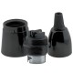 Lampholder B22 Black With Shade Skirt and Nylon Cord Grip Lampholder B22 Black With Shade Skirt and Nylon Cord Grip