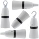 Lampholder B22 White With Shade Skirt and 10mm Threaded Entry Lampholder B22 White With Shade Skirt and 10mm Threaded Entry