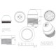 Lampholder E27 Off-White Thermoset Plastic with Shade Ring 10mm Threaded Entry Lampholder E27 Off-White Thermoset Plastic with Shade Ring 10mm Threaded Entry