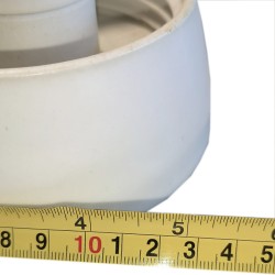 Bauhaus Styled Vintage 60's Ceramic and Milk Glass Globe Ceiling Light or Desk Lamp Fully Restored B22 Type Bauhaus Styled Vintage 60's Ceramic and Milk Glass Globe Ceiling Light or Desk Lamp Fully Restored B22 Type