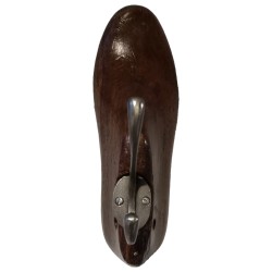 Antique Hardwood Shoe Last Coat Hanger Antique Hardwood Shoe Last Coat Hanger