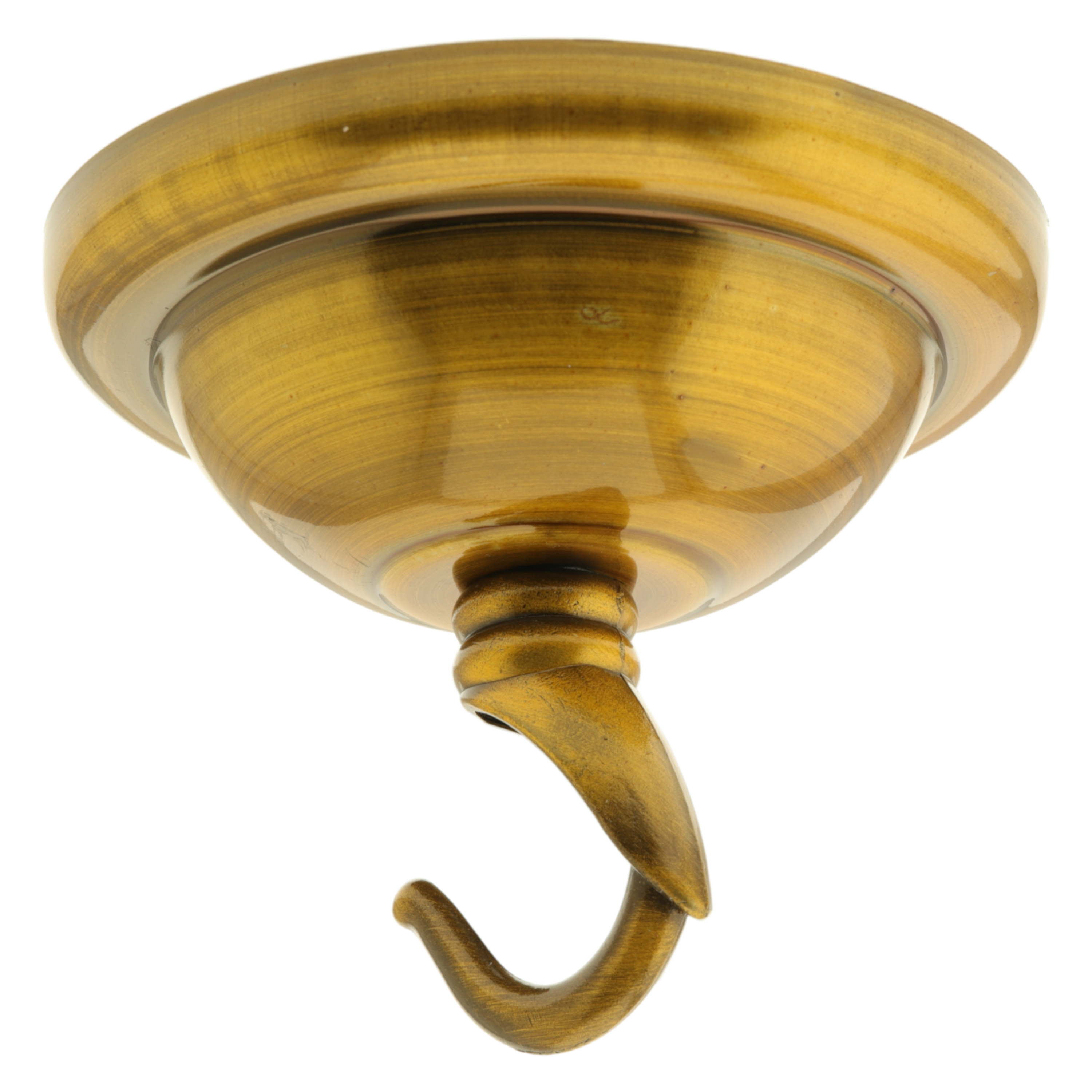 Ceiling Rose With Hook - Antique Brass